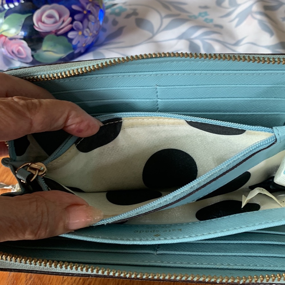 Kate Spade Leather Zip Around Wallet - Picture 7 of 8